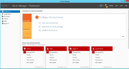 Server 2012 Installation