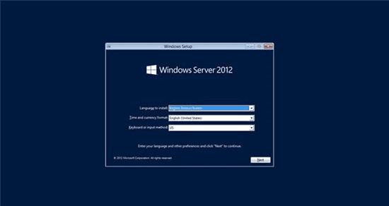 Server 2012 Installation