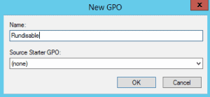 group policy editor