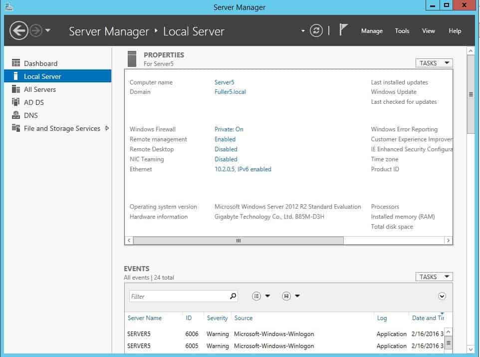 Manage Active Directory