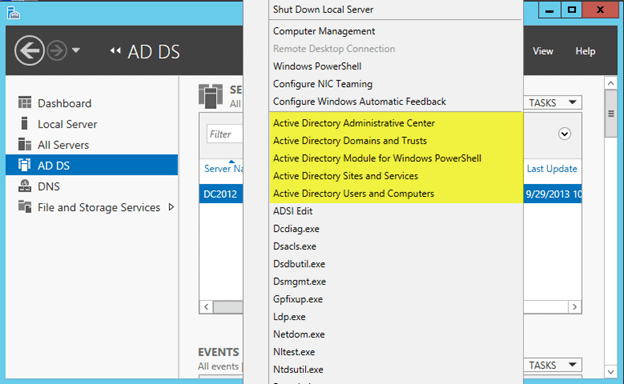 Manage Active Directory